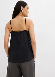 Top évasé à bretelles fines, bonprix