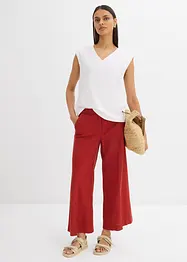 Jupe-culotte en viscose mélangée à taille élastiquée, bonprix