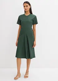 Robe en jersey crêpe texturé, bonprix