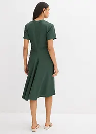 Robe en jersey crêpe texturé, bonprix