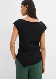 Asymmetrisches Top aus bequemem Scuba, bonprix