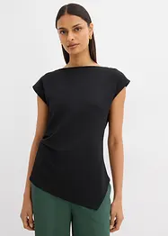 Asymmetrisches Top aus bequemem Scuba, bonprix