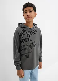 Sweat à capuche oversize, bonprix