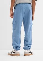 Jogginghose mit Cargotaschen aus reiner Bio-Baumwolle, bonprix