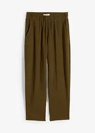 Pantalon en jersey texturé, bonprix