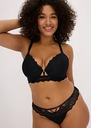 Soutien-gorge à coques et dentelle douce, bonprix