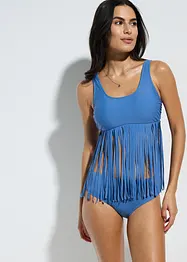 Tankini (ens. 2 pces) à franges, bonprix