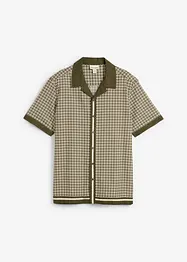Chemise manches courtes en lin majoritaire, bonprix