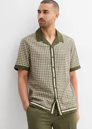 Chemise manches courtes en lin majoritaire, bonprix
