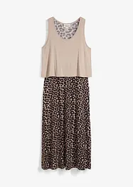 Robe fluide en jersey viscose extensible, bonprix