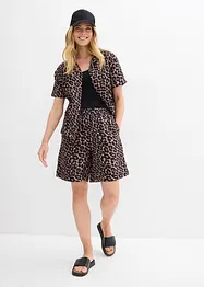 Short large en gaze de coton, bonprix