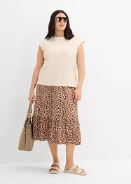 Jupe en jersey viscose extensible, bonprix