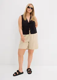 Short en lin mélangé, bonprix