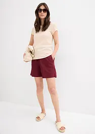 Short en lin mélangé, bonprix