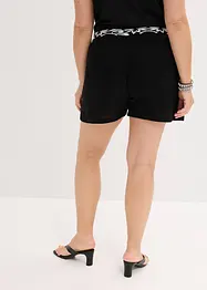 Short brodé en viscose mélangée, bonprix