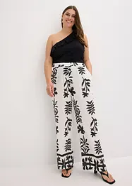 Pantalon imprimé en viscose fluide, bonprix