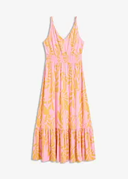 Robe imprimée en viscose à fines bretelles, bonprix