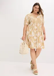 Robe-tunique brodée en viscose fluide, bonprix