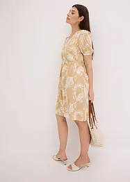 Robe-tunique brodée en viscose fluide, bonprix