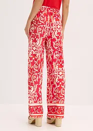 Pantalon en jersey viscose imprimé, bonprix