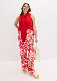 Pantalon en jersey viscose imprimé, bonprix