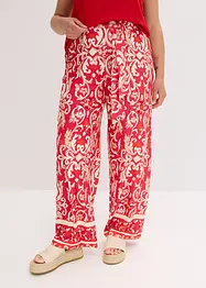 Pantalon en jersey viscose imprimé, bonprix