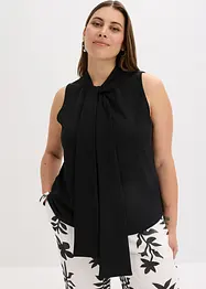 Top avec col à lavallière, bonprix