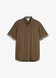 Chemise manches courtes en viscose, slim, bonprix