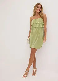 Robe en jersey plissé, bonprix
