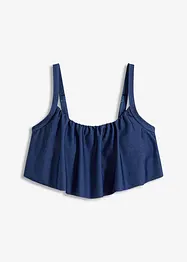 Haut de bikini brassière, aspect jean, bonprix