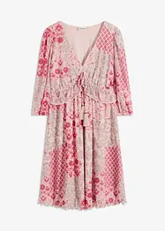 Robe-tunique en mesh imprimé, bonprix