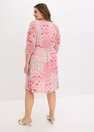 Robe-tunique en mesh imprimé, bonprix
