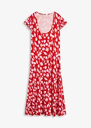 Robe imprimée en jersey viscose extensible, bonprix