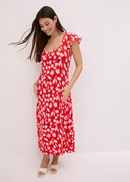 Robe imprimée en jersey viscose extensible, bonprix