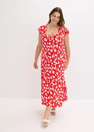 Robe imprimée en jersey viscose extensible, bonprix