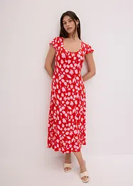 Robe imprimée en jersey viscose extensible, bonprix