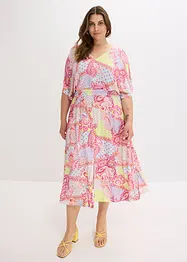 Robe à dentelle en jersey viscose extensible, bonprix