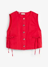 Gilet sans manches en twill de coton extensible, bonprix