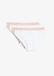 Lot de 4 slips avec dentelle, bonprix