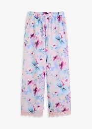 Pantalon de pyjama fluide en satin, bonprix