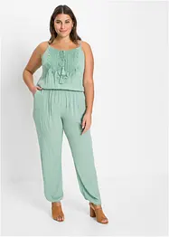Jumpsuit aus strukturierter Viskose, bonprix