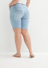 Jeans Bermuda Slim Fit Mid Waist, bonprix