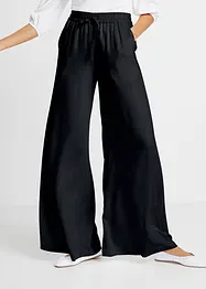 Marlenehose aus leicht glänzender Viskose, bonprix