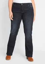Jean bootcut taille mi-haute, extensible, bonprix
