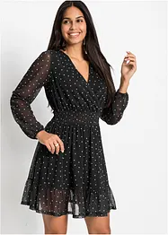 Robe courte à volant, bonprix