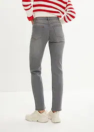 Jean droit taille mi-haute, extensible, bonprix
