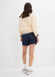 Jeans-Shorts High Waist, Low Stretch, bonprix