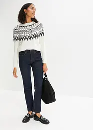 Jean taille haute Wide Leg, extensible, bonprix
