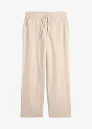 Leinen-Hose mit weitem Bein, bonprix