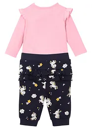 Langarmbody und Sweathose aus Bio-Baumwolle (2-tlg.Set), bonprix
